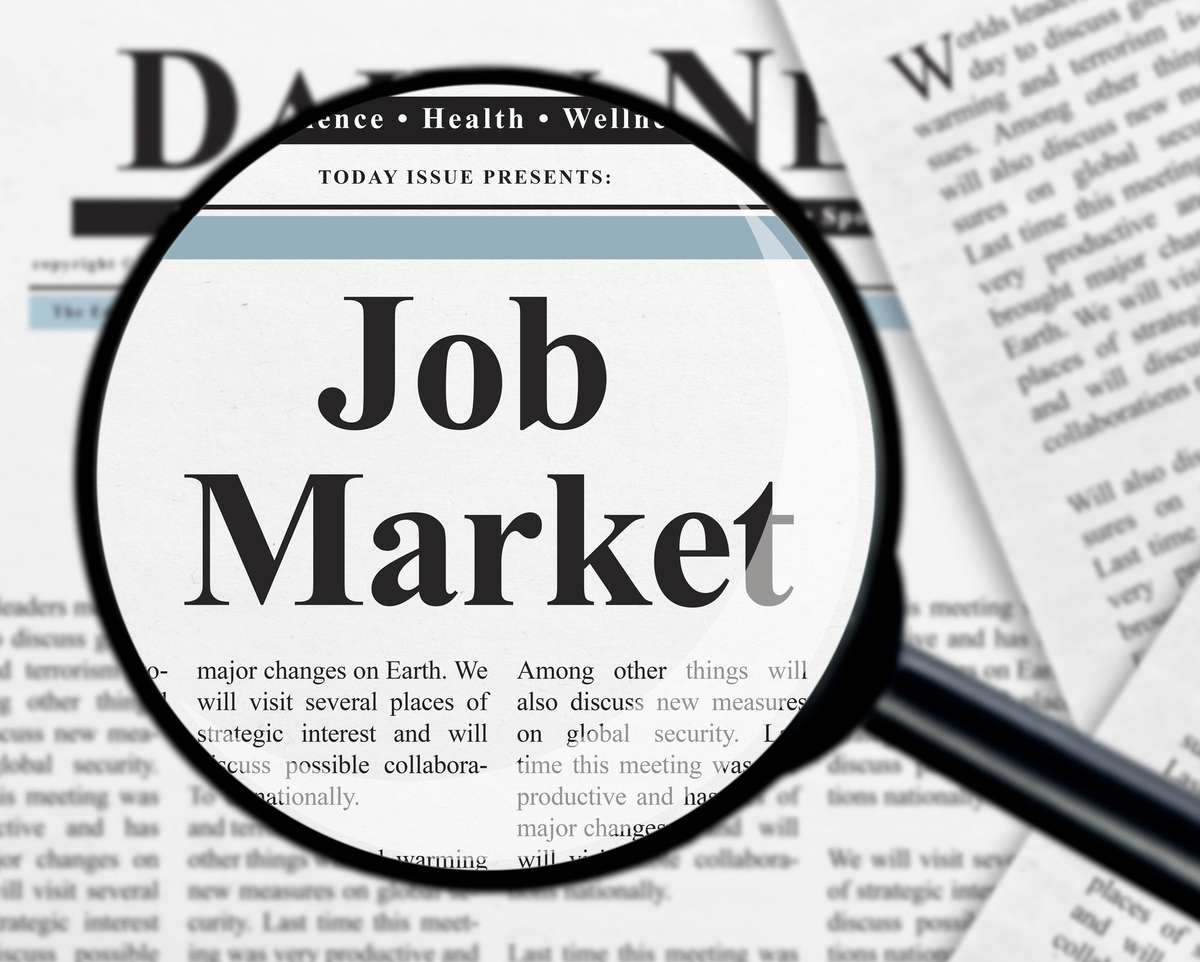 Job market on white (R) (S)
