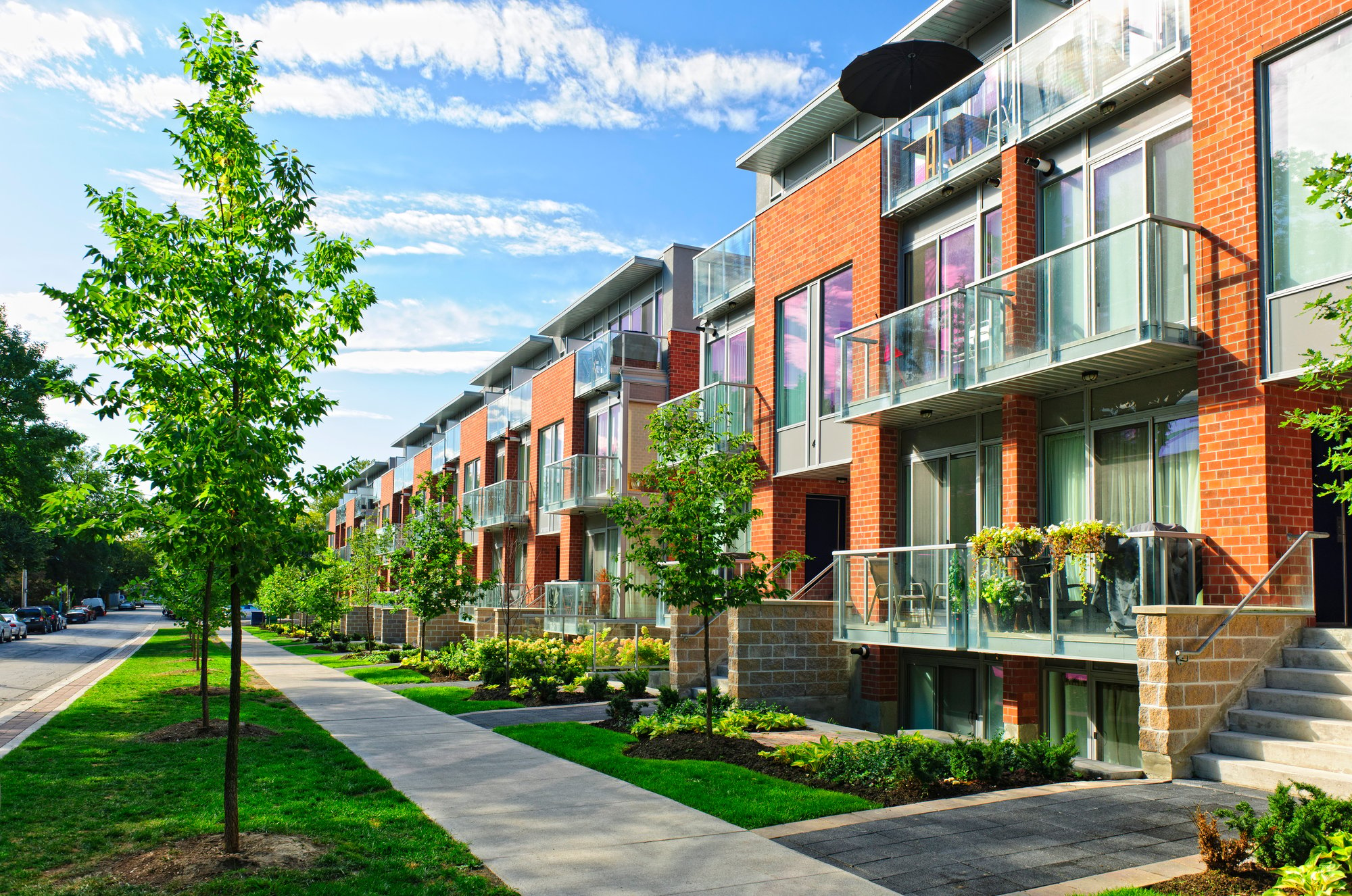 Modern town houses